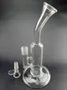 Tubos de água de vidro de 8,6 polegadas Dab Rig base enorme 14 mm Joint Hookah Oil Rigs para acessórios para fumar