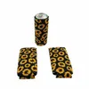 1785 cm peut refroidir Slim Can Isolateurs Néoprène Beverage Bire refroidisseur pliable bouteille cola Koozies Cactus Leopard Can Cy8258101