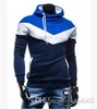 Nowy człowiek Hoody Casual Bluza Mens Sports Garnitur 6 Kolor Fleece Hoodie Kurtki Męskie Odzież Sportswear Men Hoodie