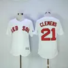 Billig 50 Mookie Betts 21 Roger Clemens 45 Pedro Martinez Flexbase Jersey7344805