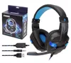 Soyto SY860MV Adjustable Length 3.5mm USB Surround Stereo FOR PS4 XBOX ONE Gaming Headset Headband Headphone led 10PCS/LOT