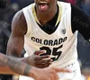 2021 Colorado Buffaloes College TYLER BEY Jersey Basketball Hommes D'SHAWN SCHWARTZ EVAN BATTEY LUCAS SIEWERT WALTON ELI PARQUET Personnalisé