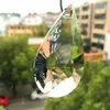 Freeshipping 50pcs 50mm Crystal Chandelier Pendants Clear Faceted Diamond Shape Crystal Suncatcher Beautiful Hanging Ornament Decoration