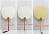 Adult DIY Blank Chinese Fan Thicken Double Xuan Paper Decorative Hand Fan Traditional Craft Bamboo Handle Fan