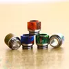 810 Drip Tips SS Epoxy Resin Fit 810 Smoking Accessories Stainless Steel+Epoxy Resin Wide Bore Mouthpieces DHL Free
