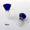 Ciotola di vetro a imbuto a 5 colori 14mm 18mm Ciotola maschio Ciotola di bong Pezzo Accessori per fumatori Per tubi di acqua in vetro Bong Dab Rigs