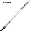 1,98 m zware boot boot jigging trolling spinning visserijstang zoutwater met rollen poolriet