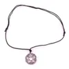 L11 Star Rose Pentakel av gudinnan Pentagram Wiccan smycken tennpendant halsband275f