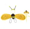 Kid Fairy Ladybug Bee Wing Costume Set Fancy Dishy Cosplay Wings tutu jupe bague bande fille garçon Halloween Christmas Stage Perfo9480724