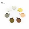 BoYuTe – Lot de 50 pièces adaptées au Cabochon camée 12MM, réglage de la Base, pendentif, plateau à lunette vierge, accessoires de bijouterie à faire soi-même, 336T