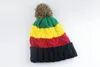 Fashion-Rasta Slinky Beanie Stickad Beanie Ull Baggy Slouchy Winter Warmkull Caps Hats