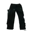 Pantaloni da uomo Designer da uomo WHOISJACOV High Street Funzione Cintura per utensili in nylon Allentata Moda casual Fitness Lunga