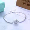 Simples elegante pulseiras elegantes s925 prata esterlina cilíndrico cravejado zircão charme pulseira na moda feminino dia de ação de graças gift298p