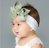 Baby huvudband nylon baby flicka huvudband diadema bebe recien nacido stor nylon baby bågar spädbarn hårband turban tillbehör