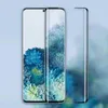 För Samsung Galaxy S20 S20plus S20 Ultra Full Lim Skärmskydd Inga hålväska Friendly Temperat Glass Touch Lås upp med Retail Package