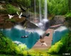 3d Bedroom Wallpaper Forest Park Green Road 3d Abstract Background Wall Mural Wallpaper