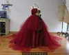 Jolie Tulle Enfants Pageant Robe 3D Fleur Puffy Première Communion Robes Pour Les Filles Fleur Fille Robe De Mariage Tutu Robes De Bal