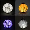 Hot Home Garden Festive Event Halloween LED Paper Pumpkin Ghost Hanging Lantern Light Holiday Party Decor