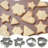 12 Pcs Cake Decorating Fondant Cutters Cookie Biscuit Egg Stainless Steel Mould Baking and Pastry Tools