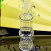 Potão redondo comum de garrafas de água Bongos de vidro de vidro de vidro queimador de óleo Platas de óleo de tubo de água de vidro fumando, óleo.