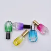 10ml bouteilles de parfum en verre coloré vaporisateur rechargeable atomiseur bouteilles de parfum de voyage bouteille d'emballage expédition rapide F2246