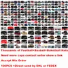 2020 Basketball Snapback Hats Sport Alla lag Caps Menwomen Justerbara fotbollsmössa Lägenheter släpper mer än 8000 Styl5728934