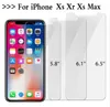 İPhone 14 13 12 11 Pro Max XS XR 7 8 Plus LG Stylo 6 için Kağıt Kutusu ile Ekran Koruyucusu Temperlenmiş Cam Film 0.33mm