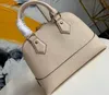 Realfine888 New 5A top Quality M44829 25cm Neo Allma BB Momogran Empreinte Leather Handles Handbag,real leather with Dust Bag,Free Shipping