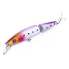 Hengjia 140mm Dois articulados Minnow Lures de pesca Equipamento de pesca Minnow Lure 14cm 20 2G 4 iscas de plástico dura JM007 50 pcs