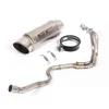 For Kawasaki Ninja300 Z300 Motorcycle Full Exhaust System Connecting Pipe Muffler Pipe Vent Tail Escape Stainless Steel244z