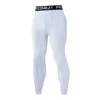 Sportkleding compressie training broek mannen running fitness sets panty gym kleding basketbal jas leggings deporteert panty's S-4XL zwart