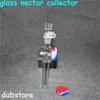 Wasserpfeifen-Glasbrenner-Rohrbong-Spitzen-Kit mit Pyrex 5-mm-Stecker-Ölbrennerrohren 5-ml-Silikonbehälter-Reclaimer-Wasserbongs