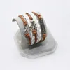 infinity jewelry bracelet luxury love braided women men's brand leather bracelet