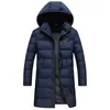 Herren Daunenparkas Winter Lang Baumwolle Cross Border Wasserdichter Mantel Star Same Amazon Warm Verdickte Baumwolle1