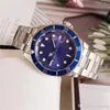 Top marka luksusowy męski zegarek biznesowy seadweller sapphire pasek ze stali nierdzewnej 40mm wybierania automatyczny mechanizm mechaniczny zegarki na rękę basel red zegarki dla mężczyzn prezent