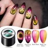 Skönhet Lemooc 9D Cat Eye Laser Shining Färgglada UV Gel Nail Polish Soak Off UV LED Magnet Nail Art Lack Lack