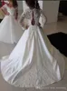 Elegante uma linha de vestidos de festa nupcial flor meninas vestidos para o casamento laço fofo crianças concurso primeiro comunhão desgaste