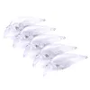 20pc 낚시 미끼 Unpainted Crankbait 7.5cm 10.2g 빈 하드 플라스틱 크랭크 유혹 몸 Pesca 태클