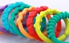 Baby Teether Toys Infant Rattle Kolorowe Rainbow Pierścionki Szopa łóżka Wózek Wiszący Dekoracje Zabawki Edukacyjne dla dzieci C6887