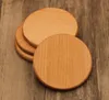 Madeira porta-copos Beech Black Walnut Copa Mat bacia Pad Coffee Tea Cup Mats placas de jantar Cozinha Home Bar Ferramentas SN106