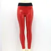 Women Leggings Wet Look PU Leather Leggings Black Slim Long Pants Women Sexy Skinny Leggings