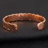 Gift Bracelet magnétique en cuivre pour hommes femmes 6 pcs aimant santé Bio Energy Bracelets Bangles Accessoires