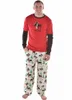 Os mais recentes Natal Pijama Família Olhe Elk árvore de Natal Impresso Tops terno de calças de pijama em casa Sets Roupa família estabelece roupas combinando