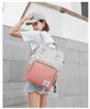 7 colors Fashion stripe Mummy Maternity Nappy Bag Large Capacity Baby Bags Travel Backpack Desinger Nursing Bag for Baby Care diaper bag