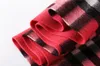 Марка Cashmere Cashmere Scarf 100% Кашемировые мужские и женские шарфы Классический плед напечатанный шарф Оригинальная этикетка показывает реальный