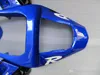 ZXMotor högkvalitativ kit för Yamaha R1 2000 2001 Vitblå Svart Fairings YZF R1 00 01 FH57