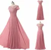 Elegant Jewel Short Sleeves Mother of The Bride Dresses Lace and Chiffon Evening Dress Mother's Dresses