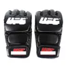 Suotf Black Fighting MMA Boxing Sports Leather Gloves Tiger Muay Thai Fight Box MMA Gloves Boxing Sanda Boxing Glove Pads MMA T191214G