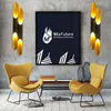 Modern design lamp Delightfull Coltrane Wall Lamp Black Gold Inclined Wall Light up down aluminum pipe lights254M