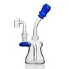 Verre Bécher Bong Narguilés Conduites D'eau Fumée Heady Dab Rigs Bécher Bongs Huile Rigs Recycleur D'eau Rigs Avec 14mm Joint